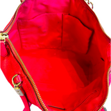 Coach Leather Hot Pink Crossbody Bag