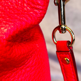Coach Leather Hot Pink Crossbody Bag