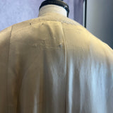 VINTAGE WOOL COAT w MINK COLLAR