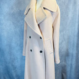 REBECCA TYLOR LIGHT PINK WOOL COAT