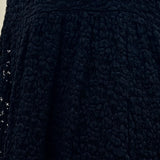 Rebecca Taylor Long Black Midi Lace Dress