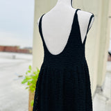 Rebecca Taylor Long Black Midi Lace Dress