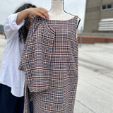REBECCA TAYLOR PLAID WOOL DRESS SUIT