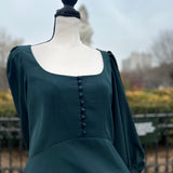 Rebecca Taylor Long Sleeve Green Dress