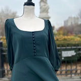 Rebecca Taylor Long Sleeve Green Dress