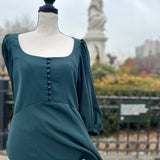 Rebecca Taylor Long Sleeve Green Dress