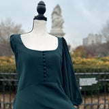Rebecca Taylor Long Sleeve Green Dress