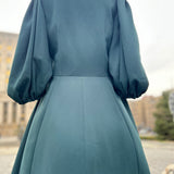 Rebecca Taylor Long Sleeve Green Dress