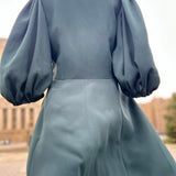 Rebecca Taylor Long Sleeve Green Dress
