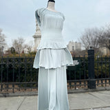 Rebecca Taylor Scoop Neck Gown