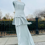 Rebecca Taylor Scoop Neck Gown