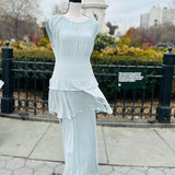 Rebecca Taylor Scoop Neck Gown