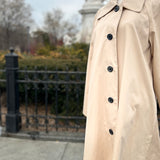 Rebecca Taylor Khaki Trench Coat