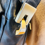 PERLINA BLACL LEATHER HANDBAG