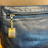 PERLINA BLACL LEATHER HANDBAG