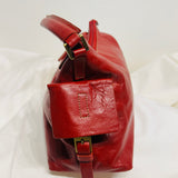 RED LEATHER BAG