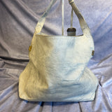 Stuart Wietzman Leather Gray Hobo Bag