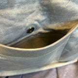 Stuart Wietzman Leather Gray Hobo Bag